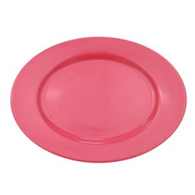 Oval Platter R.E. Red  10 3/8"