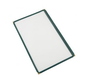 1-Pocket Menu Cover 8-1/2" x 14" Green