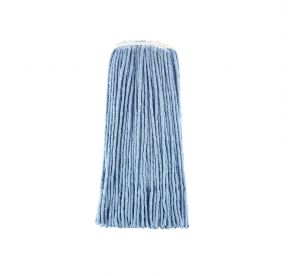 Mop Head Cotton Cut-End Blue 24 oz.