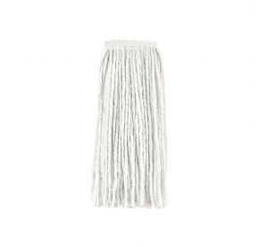 Mop Head Cotton Cut-End White 24 oz.