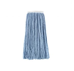 Mop Head Cotton Cut-End Blue 32 oz.