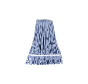 Mop Head Cotton Looped-End Blue 24 oz.