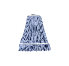 Mop Head Cotton Looped-End Blue 32 oz.