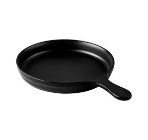 Skillet Round W/ Hdl Matte Black 9-1/2"D 13-5/8"OL
