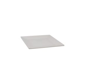 King Plate Square White 6"