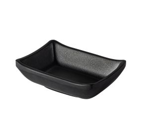 Sauce Dish Rect. Matte Black 1.5oz 3-5/8"