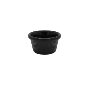 Ramekin Fluted BLK 6oz 3 7/8"