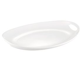 Handled Deep Oval Tray 14 3/8"