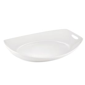 Handled Squared Oval Tray 20"
