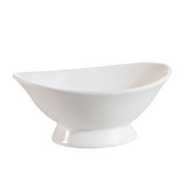Oval Bowl W/ Foot 6oz 6 1/2"