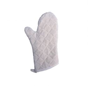 Oven Mitt Terry Silicon Lining 13"