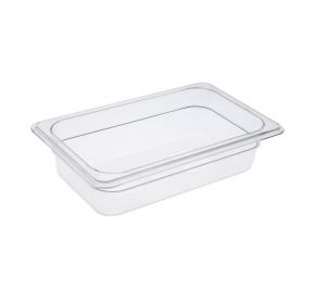 Polycarbonate Food Pan 1/4 Size 2-1/2" Depth