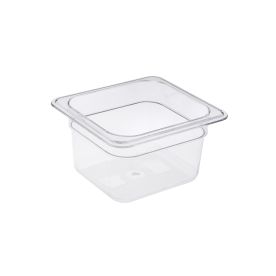 Polycarbonate Food Pan 1/6 Size 4" Depth
