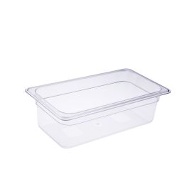 Polycarbonate Food Pan 1/3 Size 4" Depth