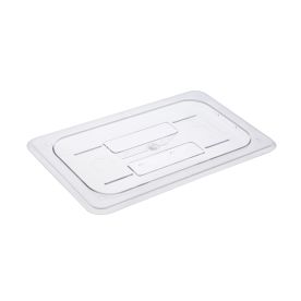 Solid Polycarbonate Food Pan Cover 1/4 Size