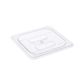 Solid Polycarbonate Food Pan Cover 1/6 Size