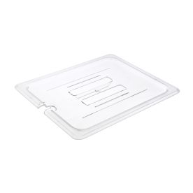 Notched Polycarbonate Food Pan Cover Half Size