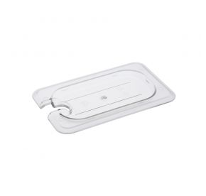 Notched Polycarbonate Food Pan Cover 1/9 Size