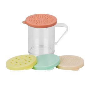Dredge Set Polycarbonate 10 oz. w/ Lid Colored 4PC