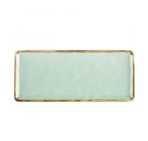 Rect. Platter Light Green 12"