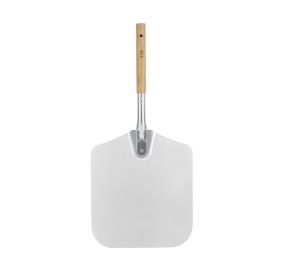 Pizza Peel Aluminum with Wood Handle 12"x14" 26" Overall Length