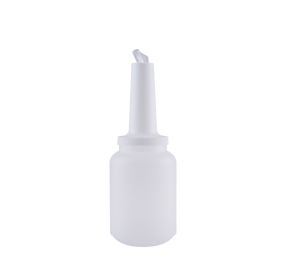 Pour Bottle W/ Spout & Lid 2QT White