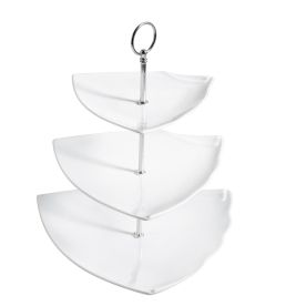 Triangular 3-Tier Serving Tray 11 3/4"