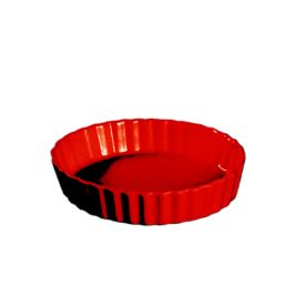 Round Quiche Dish Red 5.5oz 5"