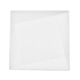 Crystal Square Dinner Plate 11"