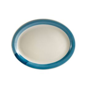 Oval Platter N.R. Blue 13 1/2"