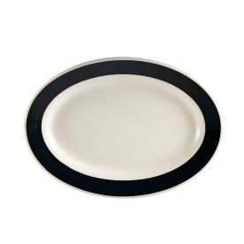 Oval Platter R.E. Black 15 1/2"