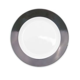 Plate R.E. Black 9"