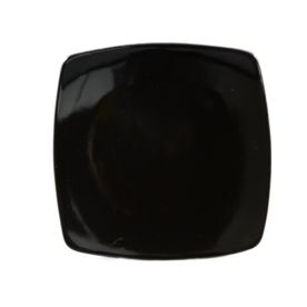 Square Flat Plate Black 6 7/8"