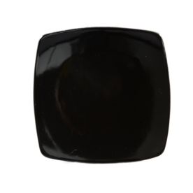 Square Flat Plate Black 8 7/8"