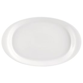 Deep Oval Platter W/ Rim 16 1/4"