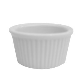 Ramekin Fluted PW 2.75oz 2 3/4"