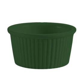 Ramekin Fluted Green 4oz 3 1/8"