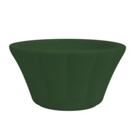 Floral Ramekin 3oz Green 3"
