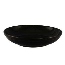 Salad Pasta Bowl Black 48oz 10 1/2"