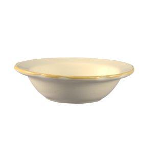 Grapefruit Dish #1 Gold Band 11oz 6 3/4"