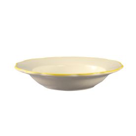Rim Soup Plate #7 Gold Band 10oz 9"
