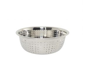 Colander Stainless Steel Chinese Large Hole 9 QT.