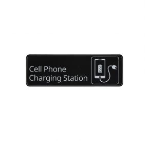 9"x3"H Compliance Sign "Cell Phone Charging Station"