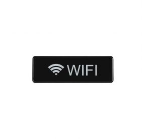 9"x3"H Compliance Sign "WiFi"