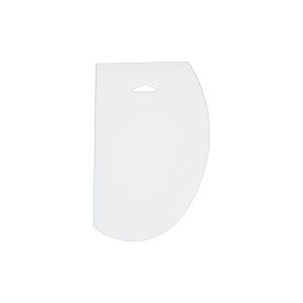 Dough Scraper Plastic 7-1/2x4-3/4" 6PC-Pack