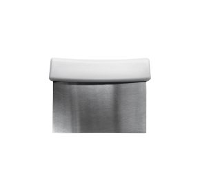 Dough Scraper Stainless Steel W/ PP Handle 6"x3-1/8" White