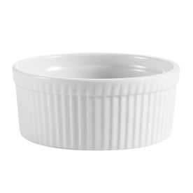 Soufflé Bowl Fluted 48oz PW 6 3/4"