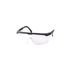 General Purpose Safety Glasses w/ Black Frame & Clear Lens, 10-PC/Pack