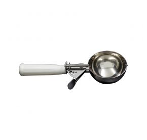 Stainless Steel Thumb Disher 5 oz.  White #6