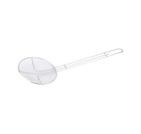 6-1/2"Dia Nickel-Plated Metal Mesh Skimmer Round